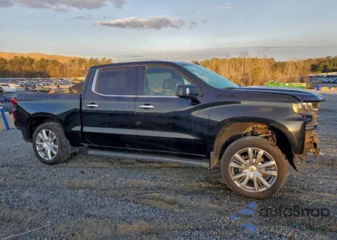2021 Chevrolet Silverado K1500 High Country z USA, uszkodzony, nr VIN 1GCUYHEL6MZ371449